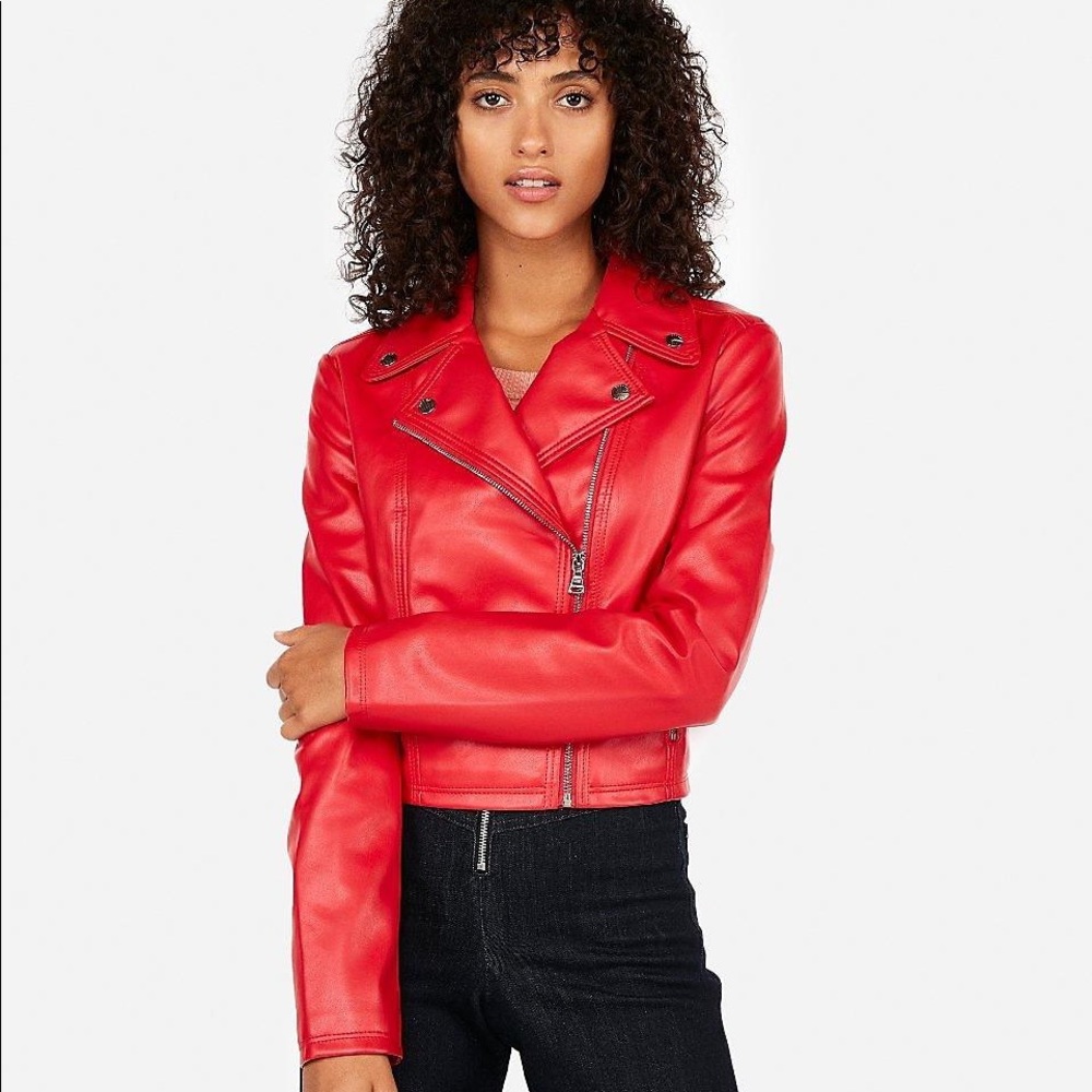 Express vegan moto jacket